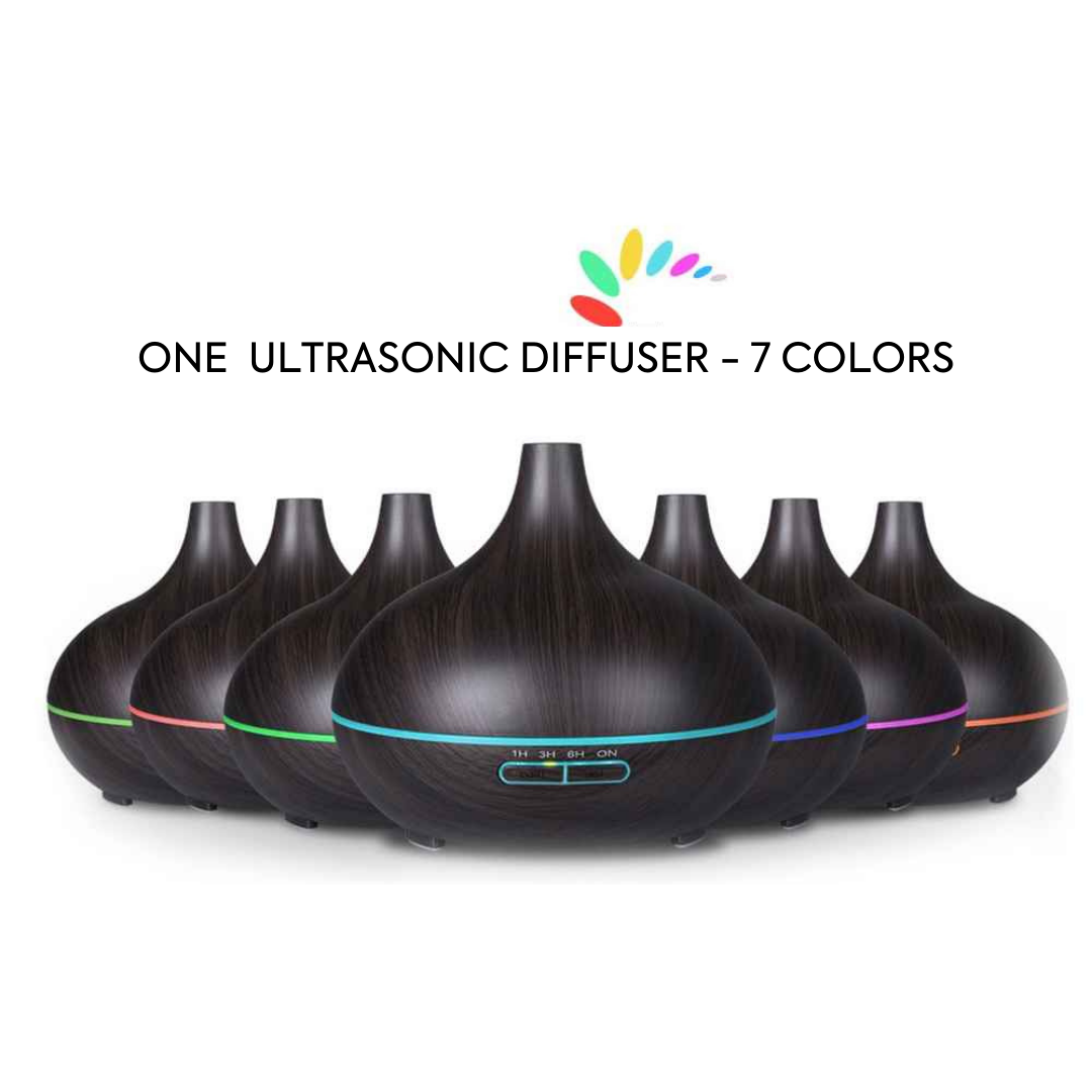 Ultrasonic Diffuser for Aromatherapy CLASSIC /Dark/ 400 ml